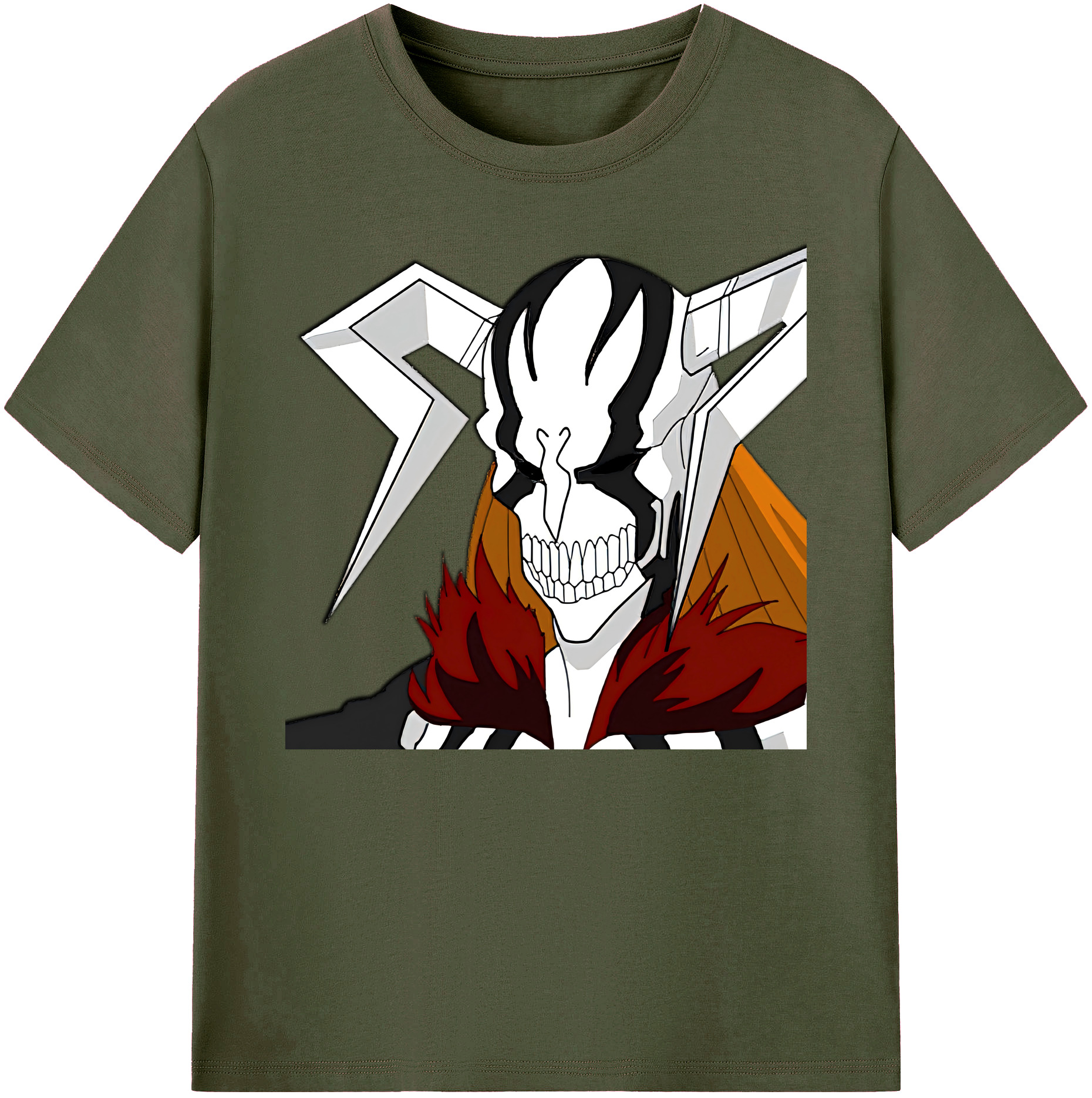 （画像用） ブリーチ 黒崎一護（くろさき いちご）BLEACH Kurosaki Ichigo 綿100％ メンズ半袖Tシャツ｜肌触りやわらか＆通気性